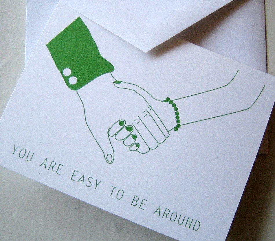 You Are Easy To Be Around Notecard