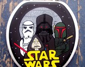 Star Wars Hand Painted Toilet Seat by Debbie Is Adopted Halloween