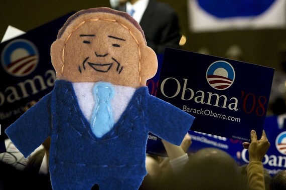 Barack Obama Felt Finger Puppet