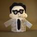 Ira Glass Finger Puppet