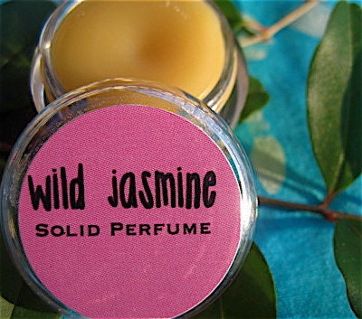 Wild Jasmine Solid Perfume Made with Floral Wax