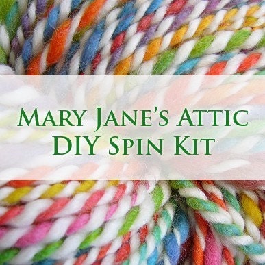 Mary Jane's Attic DIY -  Make Your Own Yarn - Drop Spindle Kit