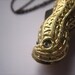 Cacahuete-Brass Peanut pocket knife Necklace