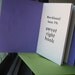 LAST COPY -Kerbloom 79 letterpress zine in fabulous purple