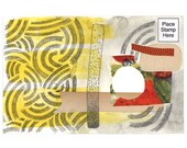 Original Handmade Postcard