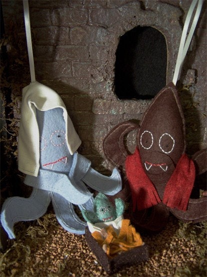 Squidtivity (or Nativity populated by squids) chreche not included