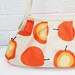 SALE- Granny bag - Orange apple