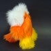 Halloween Plush Monster - Candy Corn Petunia - White / Orange / Yellow