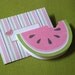 Yummy Watermelon Printable Digital PDF Card and Envelope
