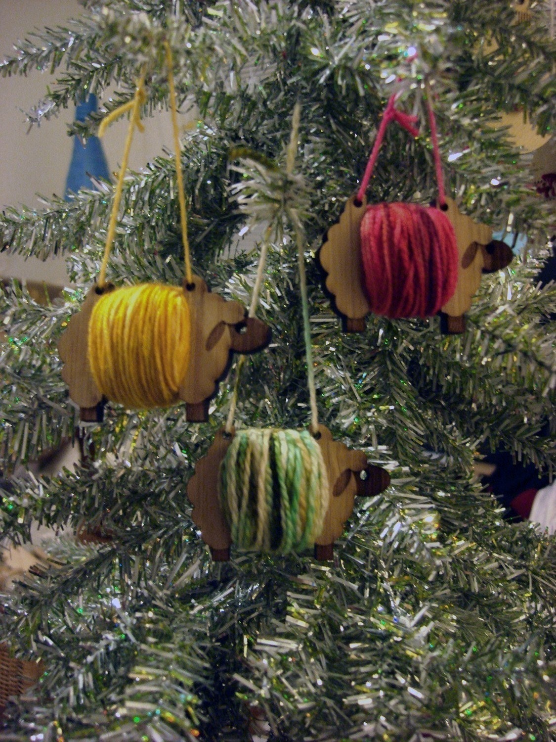 Sheep ornament - make your own - set of 3