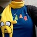 Adventure Time Jake Scarf - ready to ship