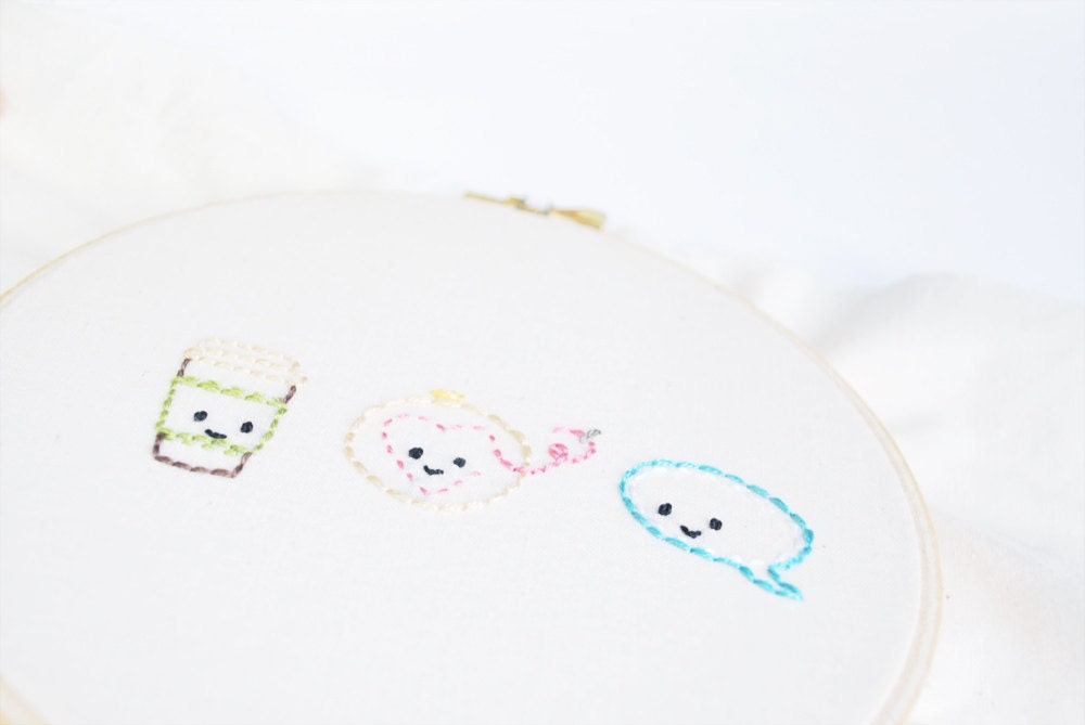 Teeny Tiny Blog Buddies - PDF Hand Embroidery Pattern