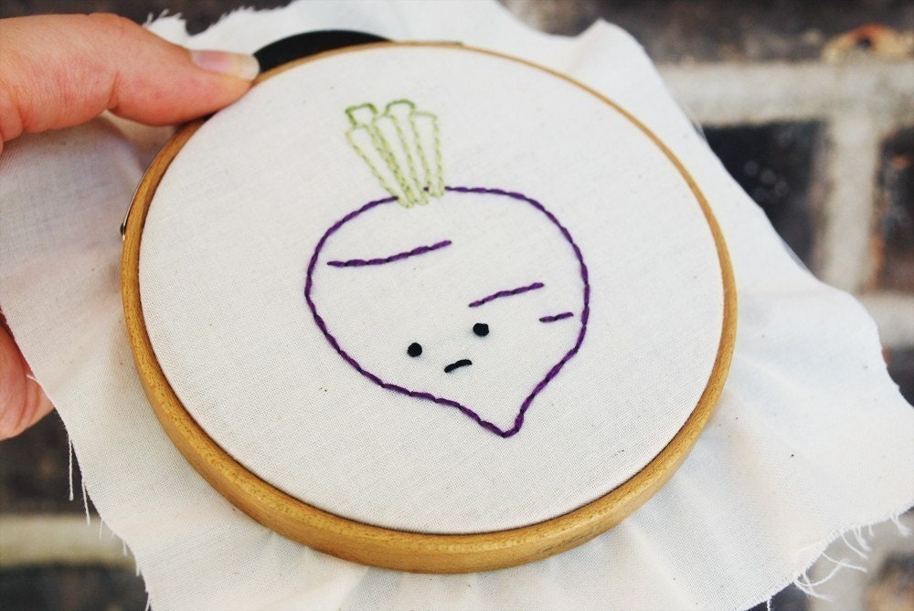 Vegetable Produce Pals - Food Embroidery Pattern
