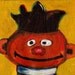 Ernie. Hand-touched Print on Wood Block.