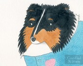Sheltie in Sweater