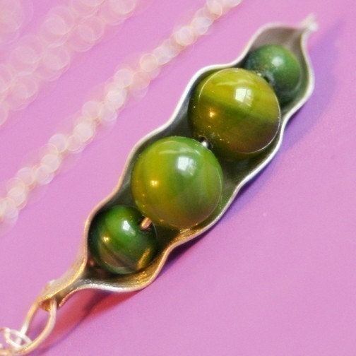 Four Peas in a Pod Necklace