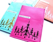 Mia Leather Cell Phone Case, iPhone Sleeve, Phone Wallet, Phone Cover, Cell Phone Holder - Blackberry, iPod, Droid, iTouch, Etc-Chandelier