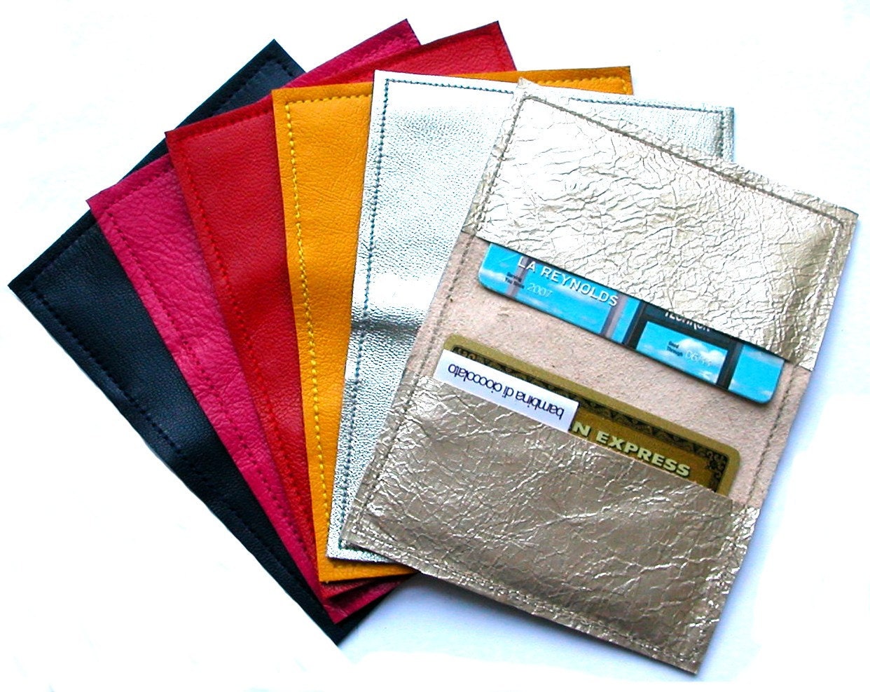 Metro Leather Business Card Holder TM, Card Holder, Credit Card Holder, Credit Card Wallet, ID Holder