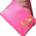 Mia Initial Leather Passport Holder, Personalized Passport Cover, Initial Leather Passport Cover, Passport Wallet, Travel Wallet
