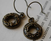 Martha brass earrings