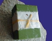 Half Pound GIANT Bar of Handmade Soap - Grassy Knoll - scent of freshly cut grass
