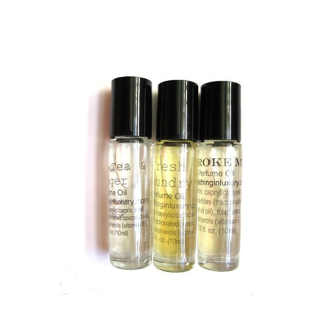 3 Perfume Oils  - Dragon Tea Wood Amber Sandalwood Pink Sugar Blue Floral Spicy ETC-see listing details  Alcohol-free -Choose Scents