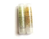 2 Tube Lip Balm - Mix or match - Cinnamon Bacon Mojito etc unisex, vegan and my formulation made from scratch
