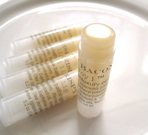 6 Tube Lip Balm Set - Gift it Coffee Bacon Mojito etc unisex vegan - my formulation from scratch- mix or match LTD avail bonus read on