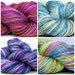 Bamboo Yarn of the Month Club HandSpun Bamboo Yarn one skein a month for 3 months 2013 July August September