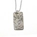 pmc fine silver nail pendant on chain