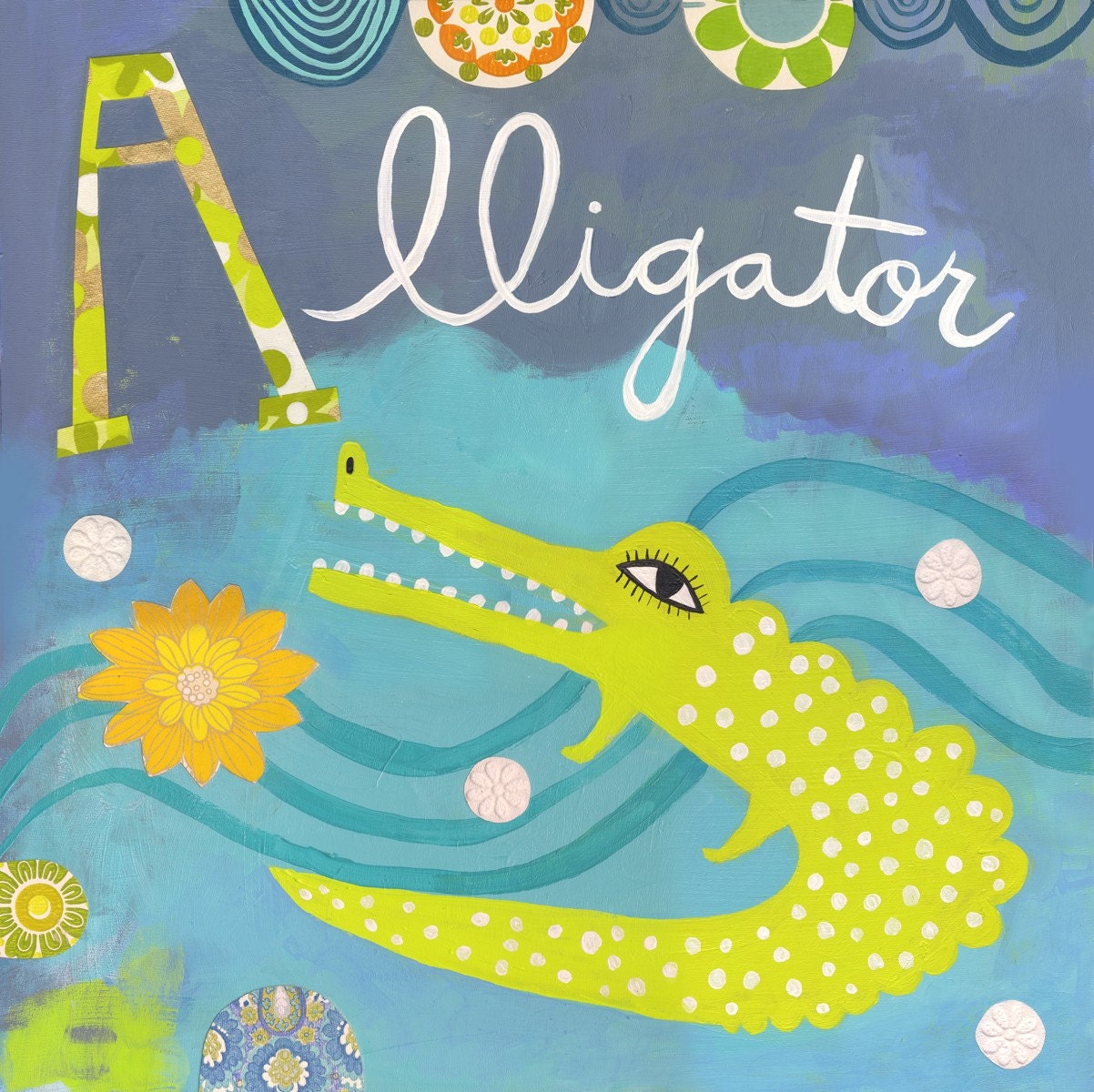 Alligator Painting