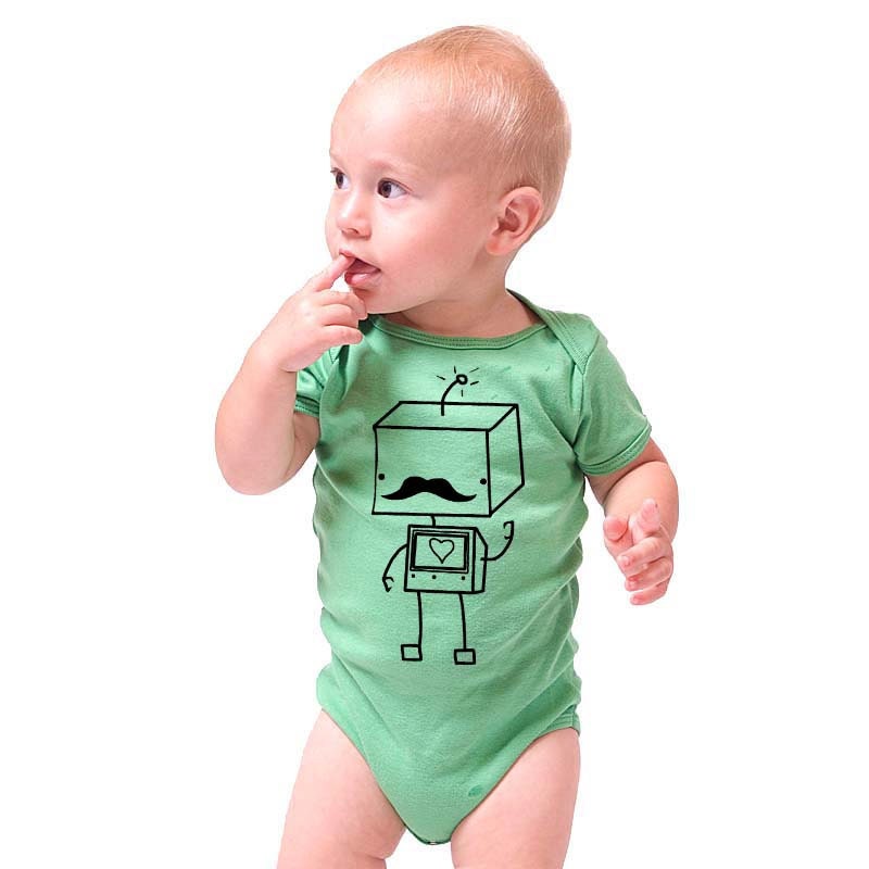Robot American Apparel Onesie