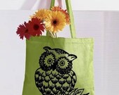 Owl Large Tote Bag
