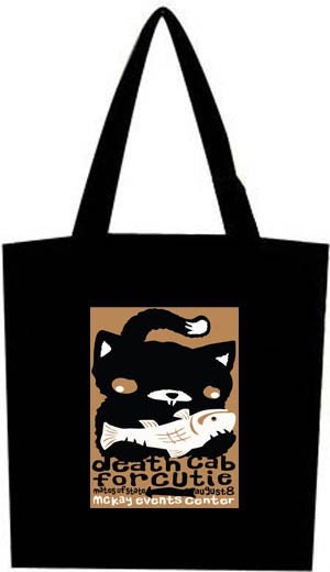 Death Cab For Cutie Black Tote Bag