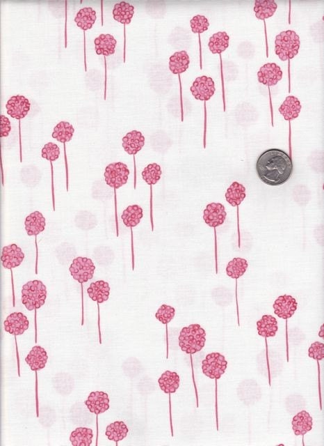 SALE - One yard - Valori Wells Nest - Berries in Rose cotton quilt fabric