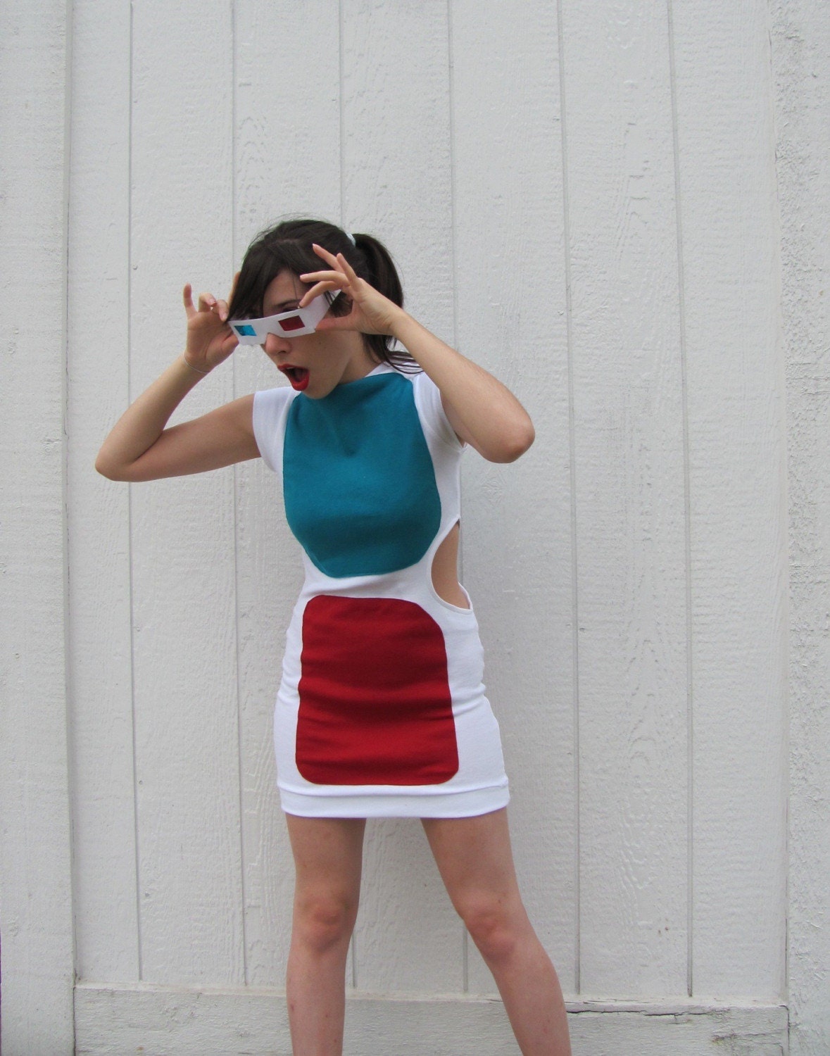 MADE TO ORDER  3-D Glasses Dress
