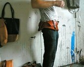 holster bag in honey and slate