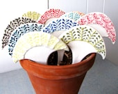 Garden Markers - Set of 4 in Fan Shape