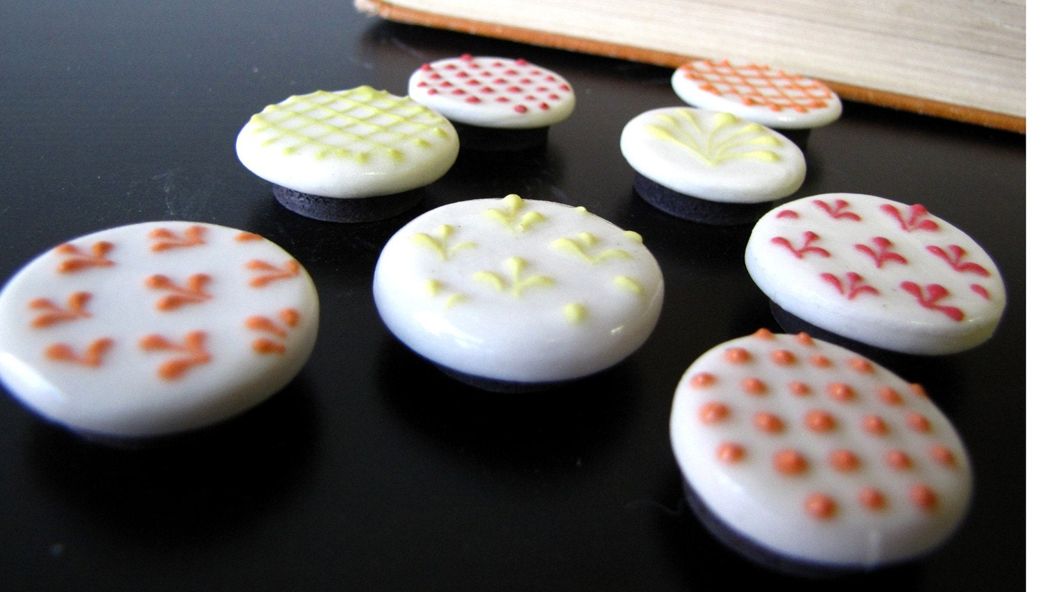 Set of 4 Handmade Magnets FREE SHIPPING