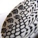 Petite Black and White Dish