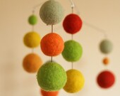 Citrus - Eco Friendly - Natural - Felted Wool - Baby Mobile