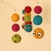 SALE - 20% OFF SALE - Holiday sale - Hop Skip Jump - Eco Friendly - Natural - Felted Wool - Baby Mobile