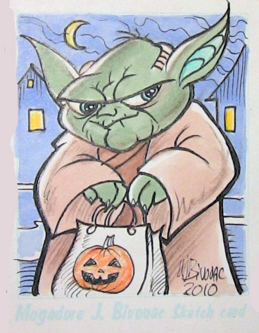 Famous Monsters and Aliens Parodies  Custom Art Cards