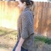 PDF PATTERN Crochet Shrug Cardigan Shawl w/Sleeves Easy/Beginner