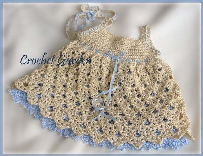 Raleigh Belle - Crochet Pattern Baby Toddler Dress With Headband