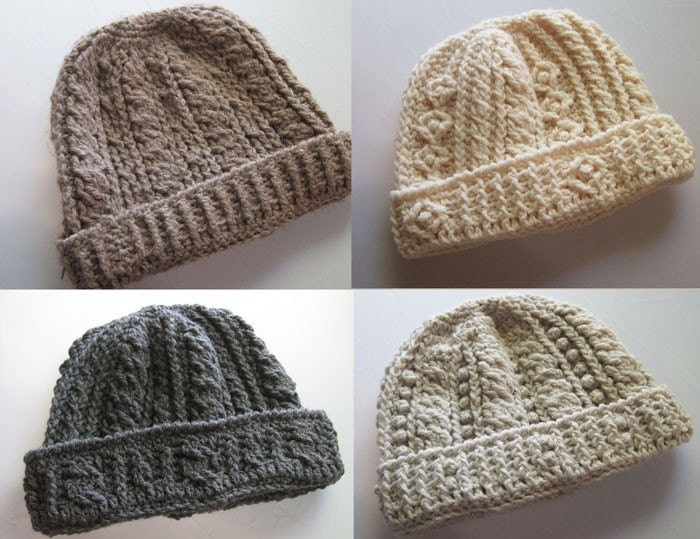 Rugged Mountain Hat Collection Crochet Pattern Patterns for Men
