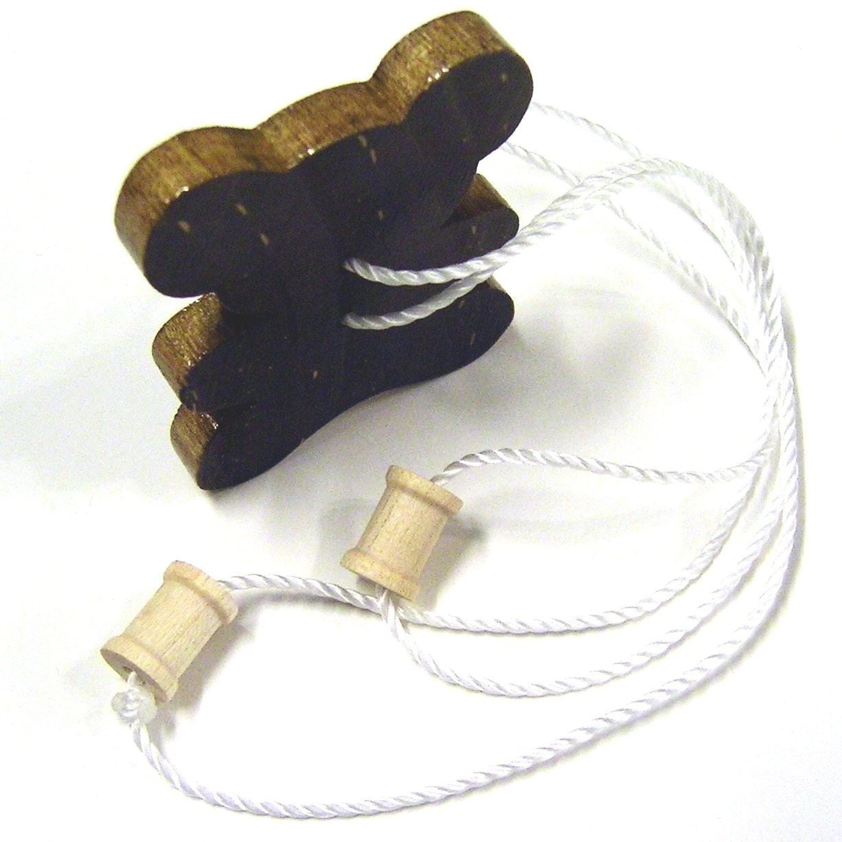 Baby Bear Spin Toy - Stained and Sealed