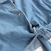 vintage 90's denim summer CROP TOP tie shirt blouse