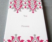 Ikat - Letterpress Gift Tags