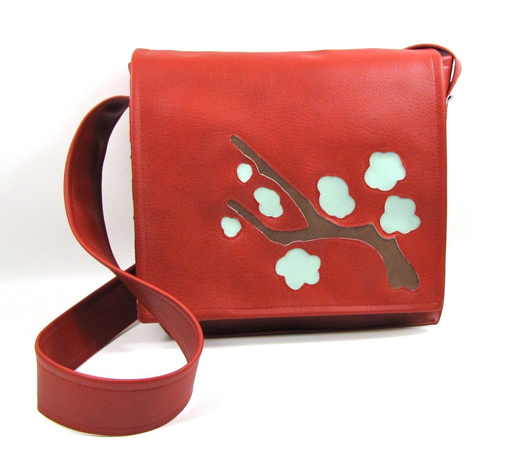 Cherry Blossom Vinyl Messenger